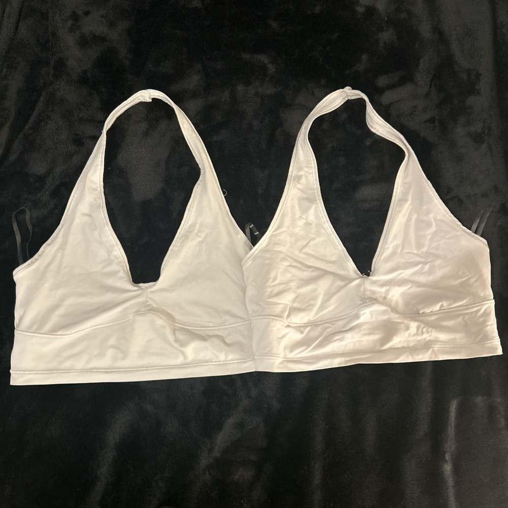 Victoria’s Secret pink halter bras